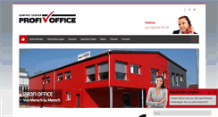 Desktop Screenshot of profioffice.ch